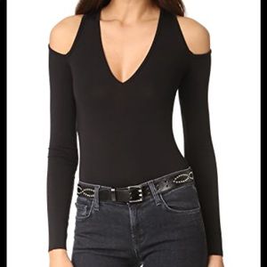 Bailey 44 Patricia Cold Shoulder V Neck Bodysuit